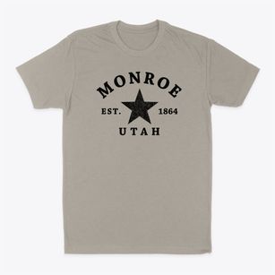 Monroe Utah Star Classic Dad T-Shirt