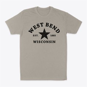 West Bend Wisconsin Star Classic Dad T-Shirt