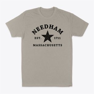 Needham Massachusetts Star Classic Dad T-Shirt