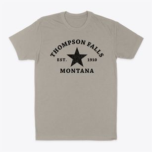 Thompson Falls Montana Star Classic Dad T-Shirt