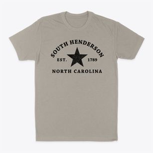 South Henderson North Carolina Star Classic Dad T-Shirt