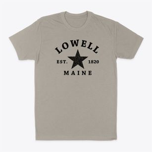 Lowell Maine Star Classic Dad T-Shirt
