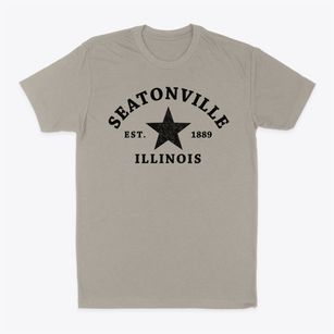 Seatonville Illinois Star Classic Dad T-Shirt
