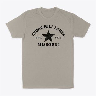 Cedar Hill Lakes Missouri Star Classic Dad T-Shirt