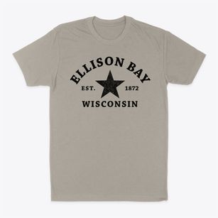 Ellison Bay Wisconsin Star Classic Dad T-Shirt