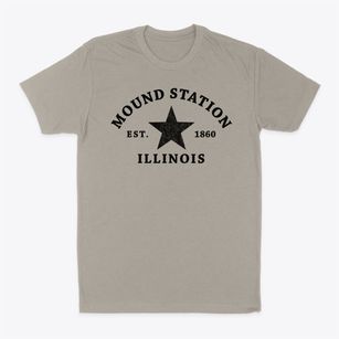 Mound Station Illinois Star Classic Dad T-Shirt