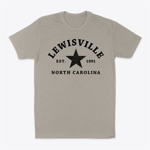 Lewisville North Carolina Star Classic Dad T-Shirt