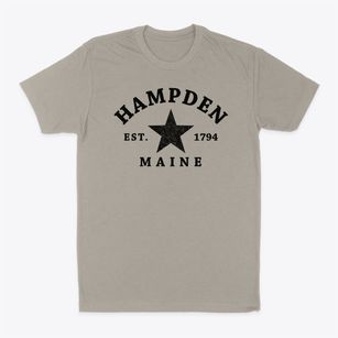 Hampden Maine Star Classic Dad T-Shirt