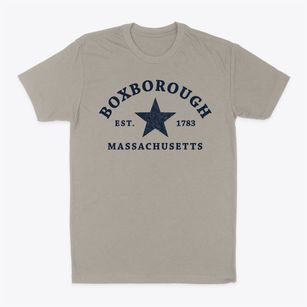 Boxborough Massachusetts Star Classic Dad T-Shirt