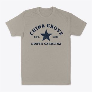 China Grove North Carolina Star Classic Dad T-Shirt