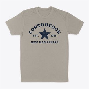 Contoocook New Hampshire Star Classic Dad T-Shirt