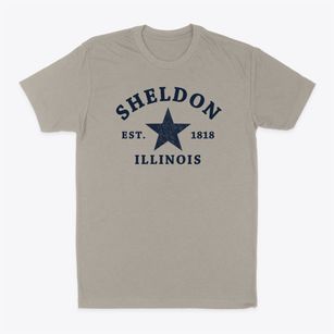 Sheldon Illinois Star Classic Dad T-Shirt