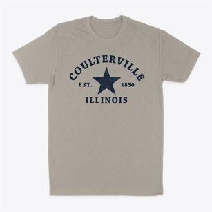 Coulterville Illinois Star Classic Dad T-Shirt