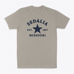 Sedalia Missouri Star Classic Dad T-Shirt