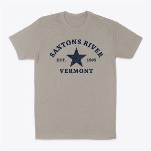 Saxtons River Vermont Star Classic Dad T-Shirt
