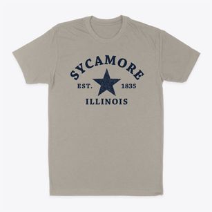 Sycamore Illinois Star Classic Dad T-Shirt