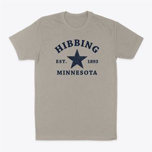 Hibbing Minnesota Star Classic Dad T-Shirt