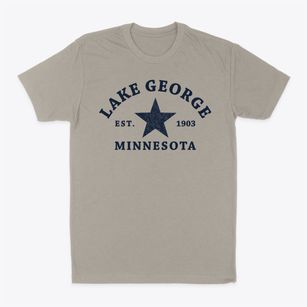 Lake George Minnesota Star Classic Dad T-Shirt