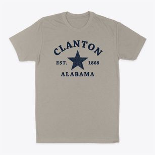 Clanton Alabama Star Classic Dad T-Shirt