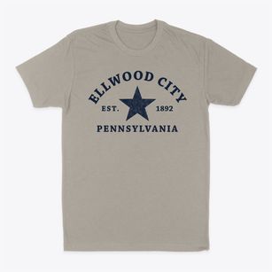 Ellwood City Pennsylvania Star Classic Dad T-Shirt