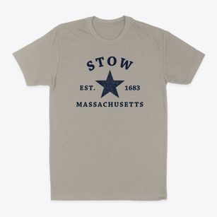 Stow Massachusetts Star Classic Dad T-Shirt