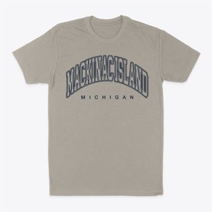 Mackinac Island Michigan Inline Classic Dad T-Shirt