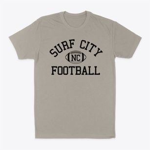 Surf City North Carolina Football Classic Dad T-Shirt