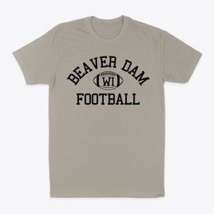 Beaver Dam Wisconsin Football Classic Dad T-Shirt