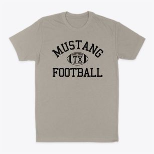 Mustang Texas Football Classic Dad T-Shirt