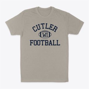 Cutler Wisconsin Football Classic Dad T-Shirt