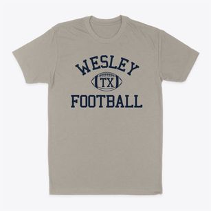 Wesley Texas Football Classic Dad T-Shirt