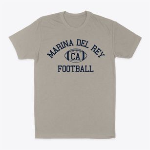 Marina Del Rey California Football Classic Dad T-Shirt