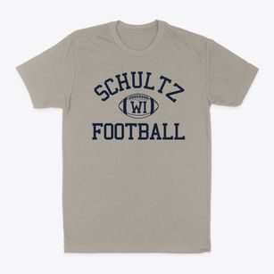 Schultz Wisconsin Football Classic Dad T-Shirt