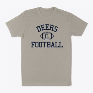 Deers Illinois Football Classic Dad T-Shirt
