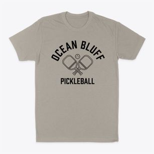 Ocean Bluff Massachusetts Pickleball Classic Dad T-Shirt