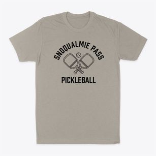 Snoqualmie Pass Washington Pickleball Classic Dad T-Shirt