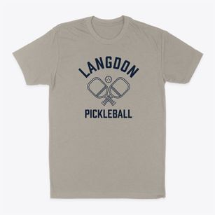 Langdon Iowa Pickleball Classic Dad T-Shirt