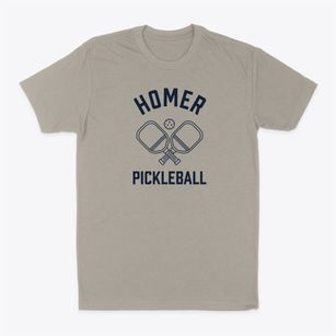 Homer Iowa Pickleball Classic Dad T-Shirt