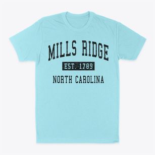 Mills Ridge North Carolina Classic Established Classic Dad T-Shirt