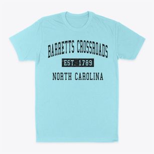 Barretts Crossroads North Carolina Classic Established Classic Dad T-Shirt
