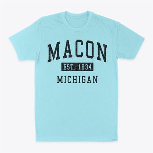 Macon Michigan Classic Established Classic Dad T-Shirt