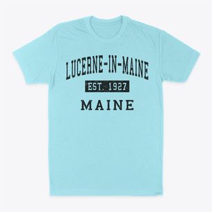 Lucerne-in-maine Maine Classic Established Classic Dad T-Shirt