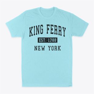 King Ferry New York Classic Established Classic Dad T-Shirt