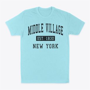 Middle Village New York Classic Established Classic Dad T-Shirt