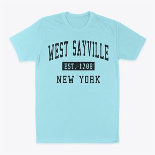 West Sayville New York Classic Established Classic Dad T-Shirt