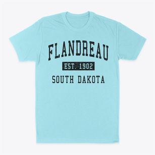 Flandreau South Dakota Classic Established Classic Dad T-Shirt