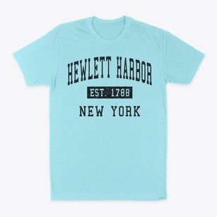 Hewlett Harbor New York Classic Established Classic Dad T-Shirt