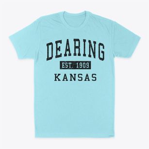 Dearing Kansas Classic Established Classic Dad T-Shirt