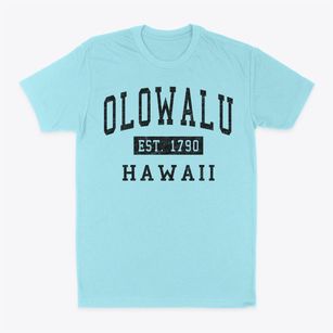 Olowalu Hawaii Classic Established Classic Dad T-Shirt