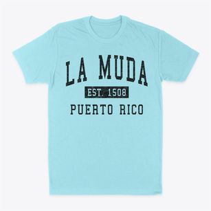 La Muda Puerto Rico Classic Established Classic Dad T-Shirt